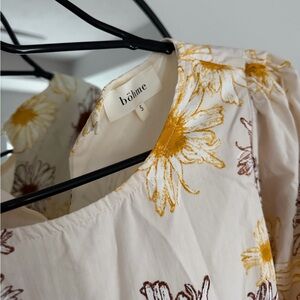 böhme S Floral Puff Sleeve Mini Dress